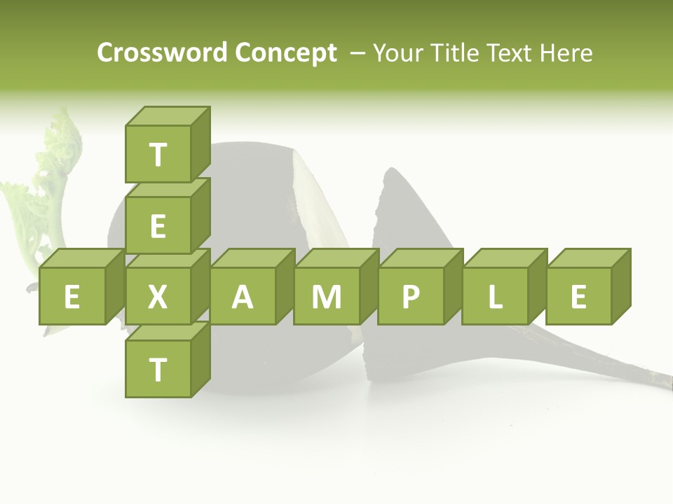 Radish (Raphanus) PowerPoint Template