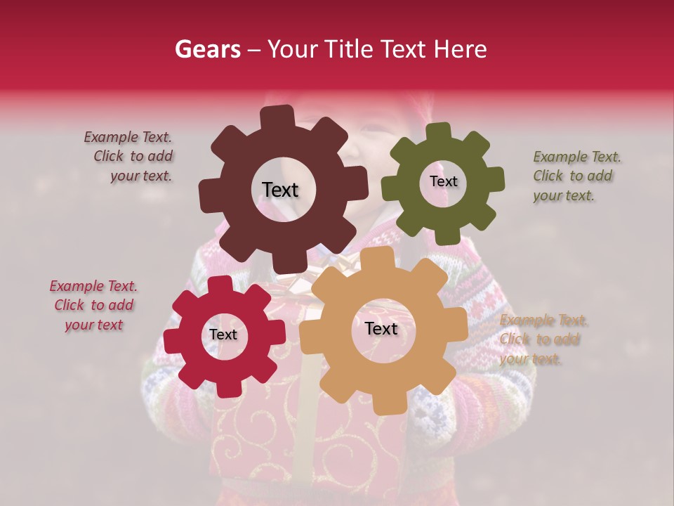 Full Isolated Portrait Of A Beautiful Caucasian Woman Eating Some Sweets PowerPoint Template