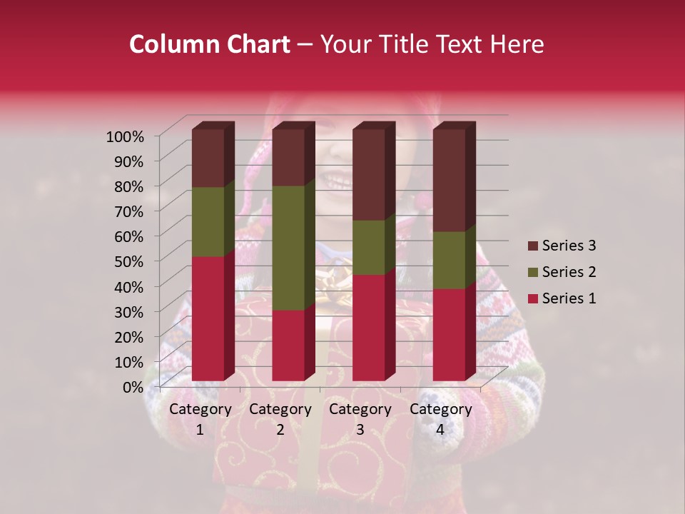 Full Isolated Portrait Of A Beautiful Caucasian Woman Eating Some Sweets PowerPoint Template