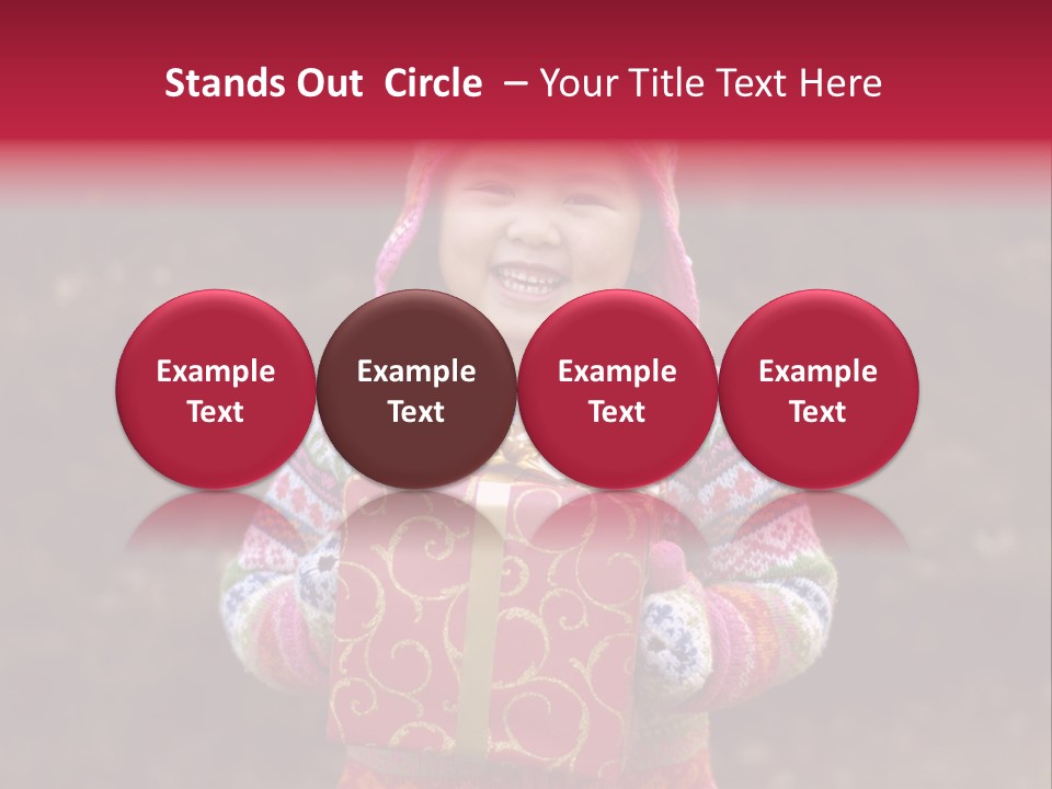 Full Isolated Portrait Of A Beautiful Caucasian Woman Eating Some Sweets PowerPoint Template