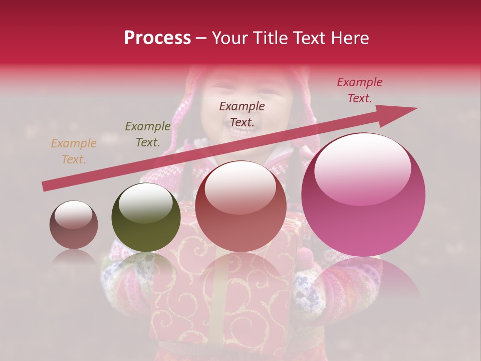 Full Isolated Portrait Of A Beautiful Caucasian Woman Eating Some Sweets PowerPoint Template