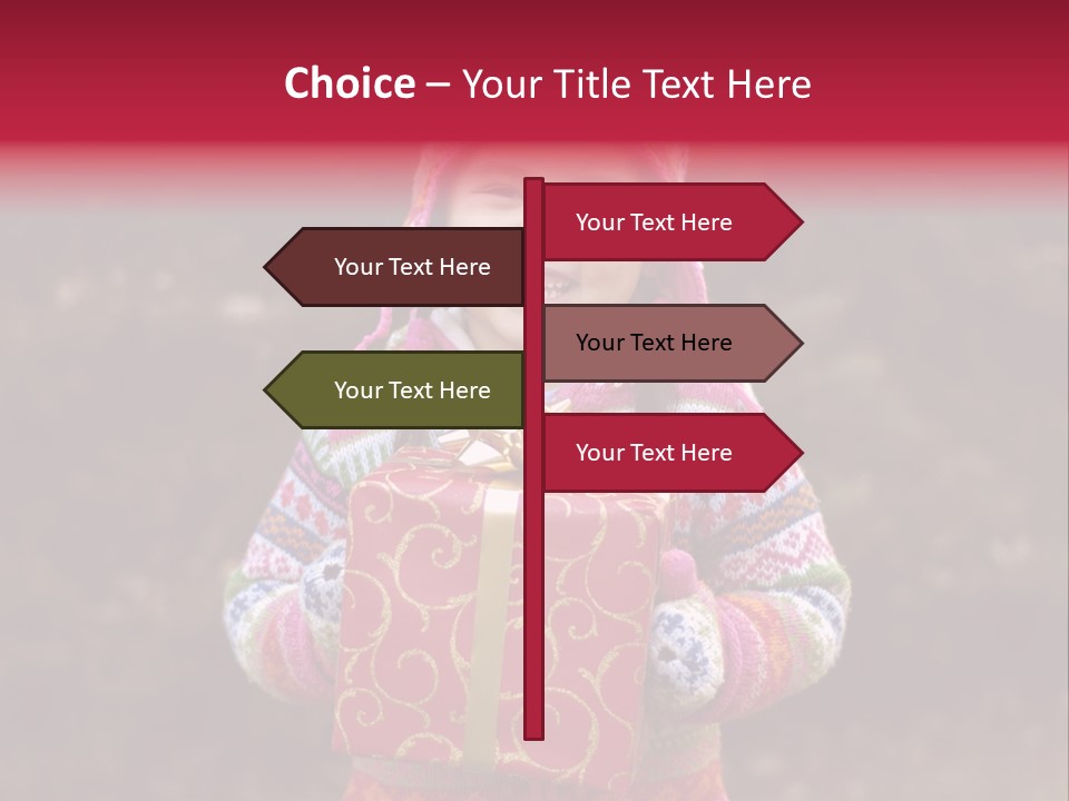 Full Isolated Portrait Of A Beautiful Caucasian Woman Eating Some Sweets PowerPoint Template