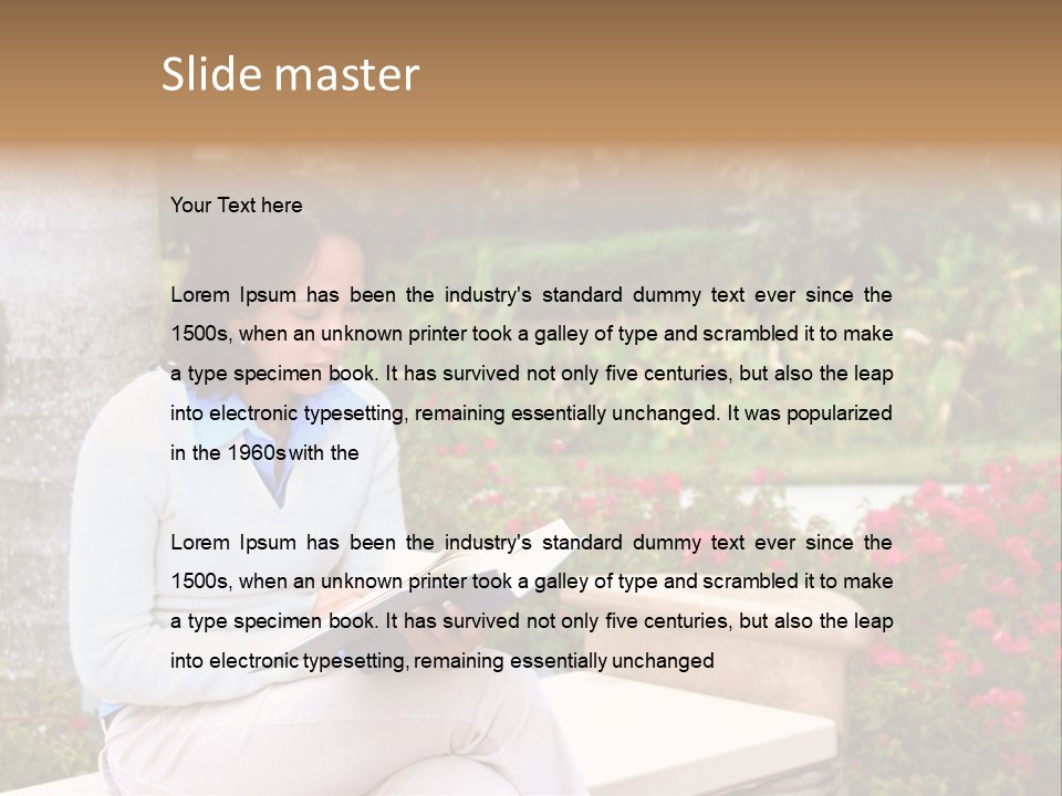 Bridge Pillar With Natural Blue Sky PowerPoint Template