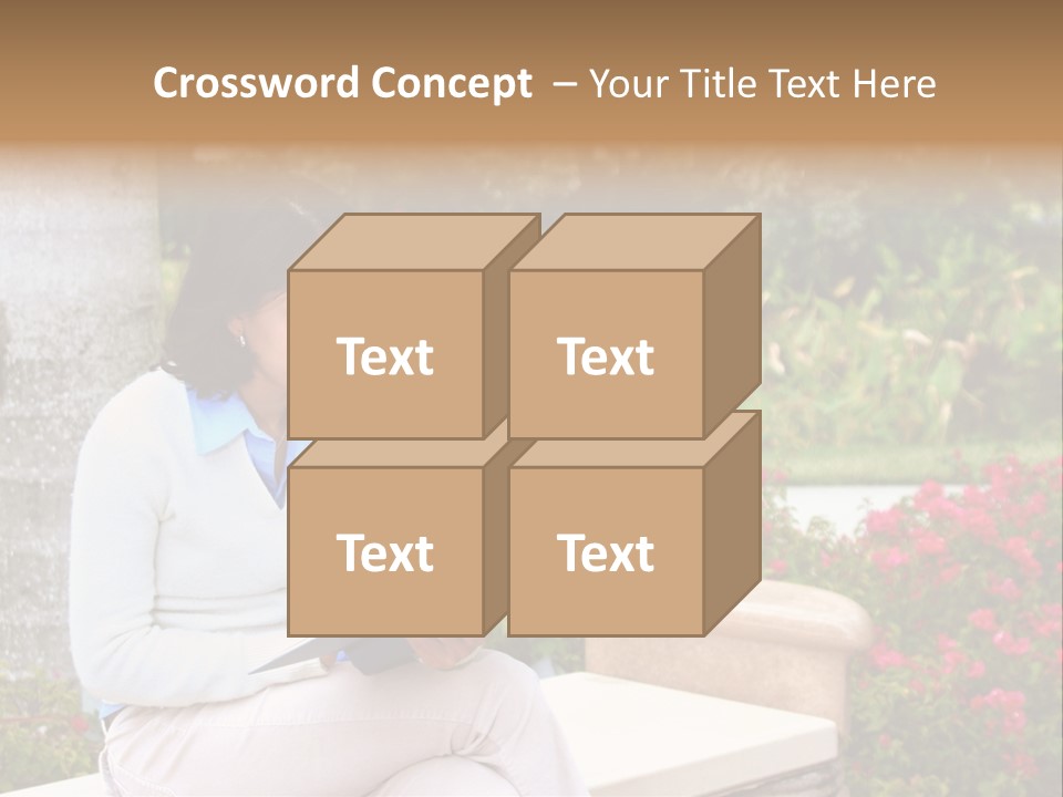 Bridge Pillar With Natural Blue Sky PowerPoint Template