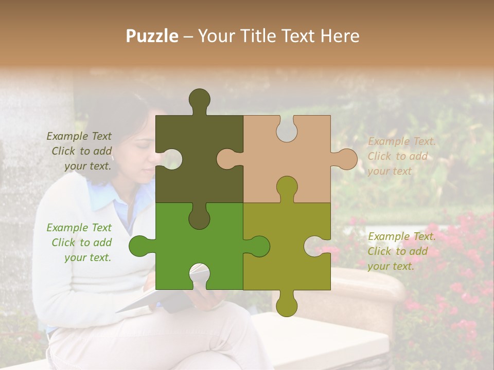 Bridge Pillar With Natural Blue Sky PowerPoint Template