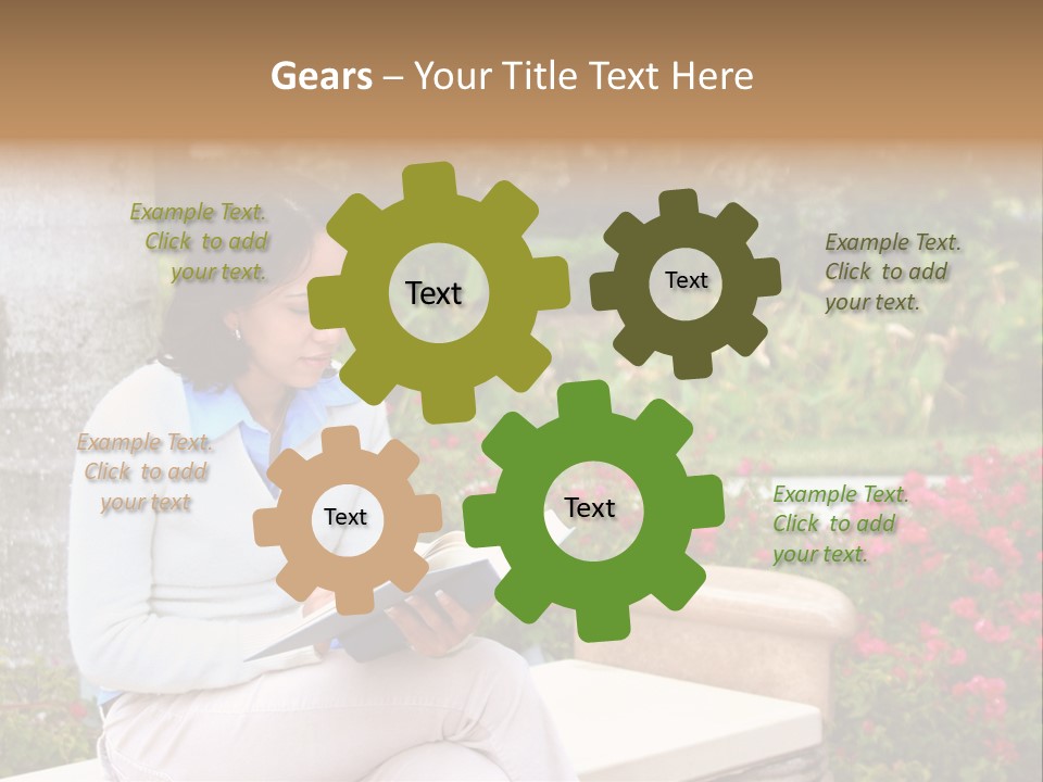 Bridge Pillar With Natural Blue Sky PowerPoint Template