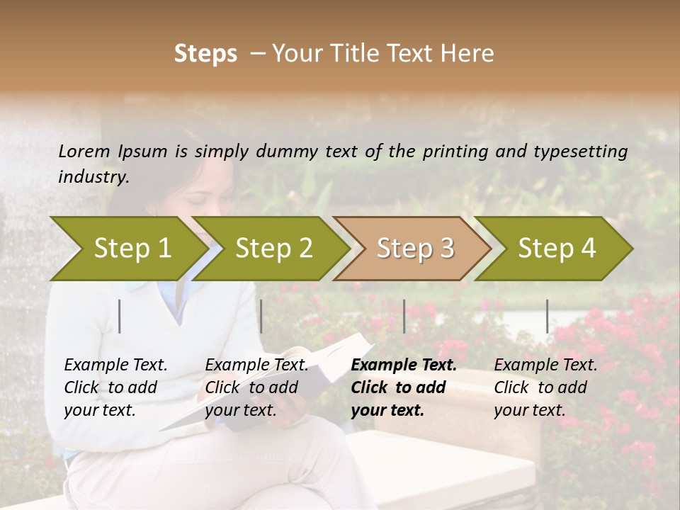 Bridge Pillar With Natural Blue Sky PowerPoint Template