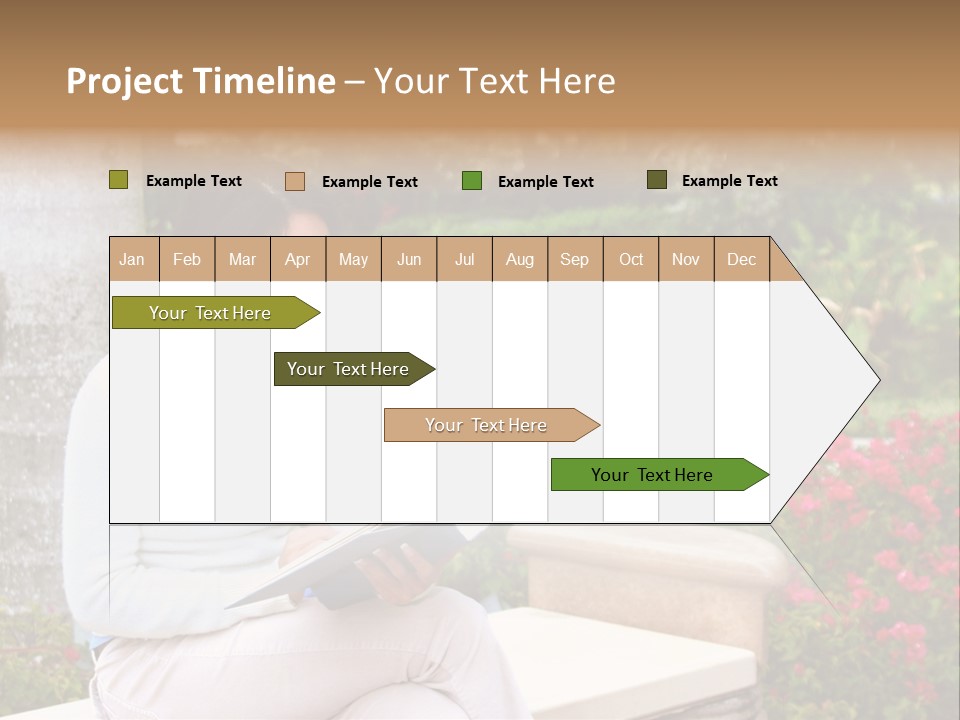 Bridge Pillar With Natural Blue Sky PowerPoint Template