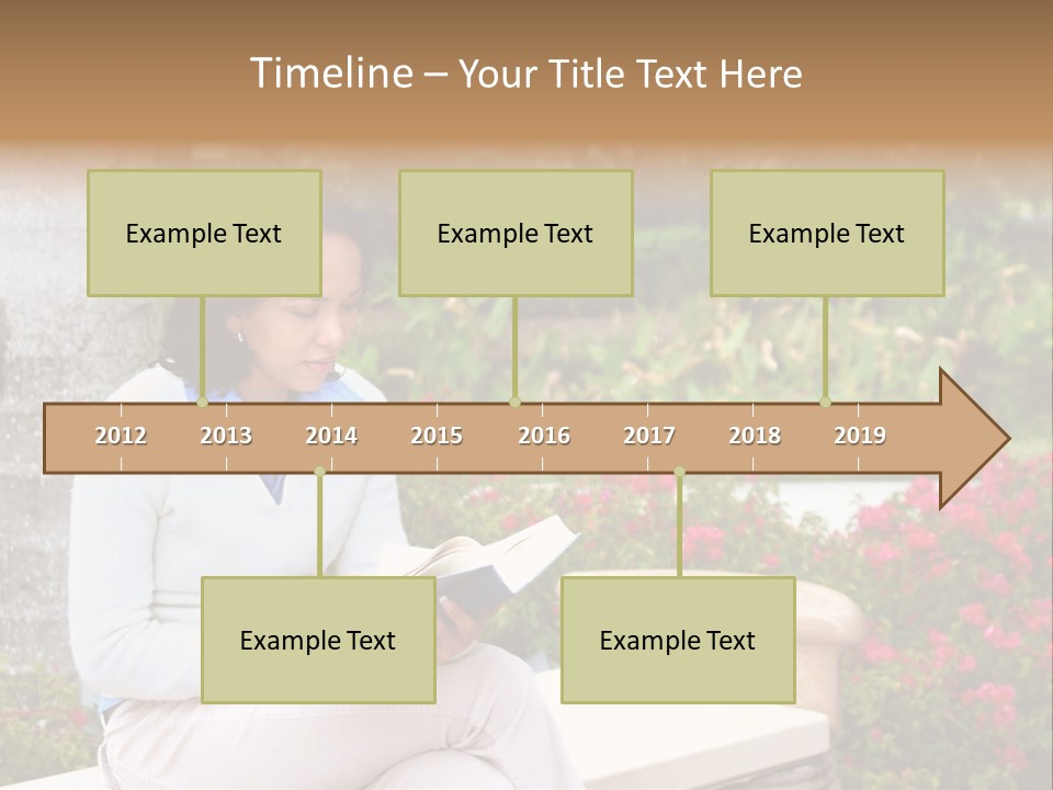 Bridge Pillar With Natural Blue Sky PowerPoint Template