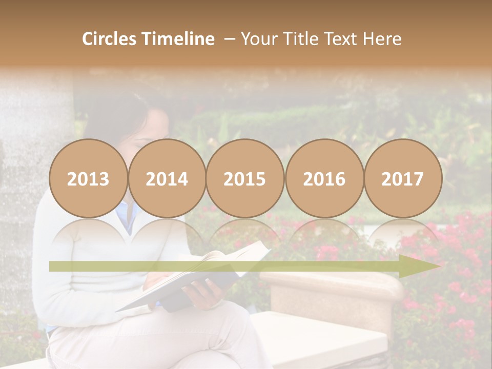 Bridge Pillar With Natural Blue Sky PowerPoint Template