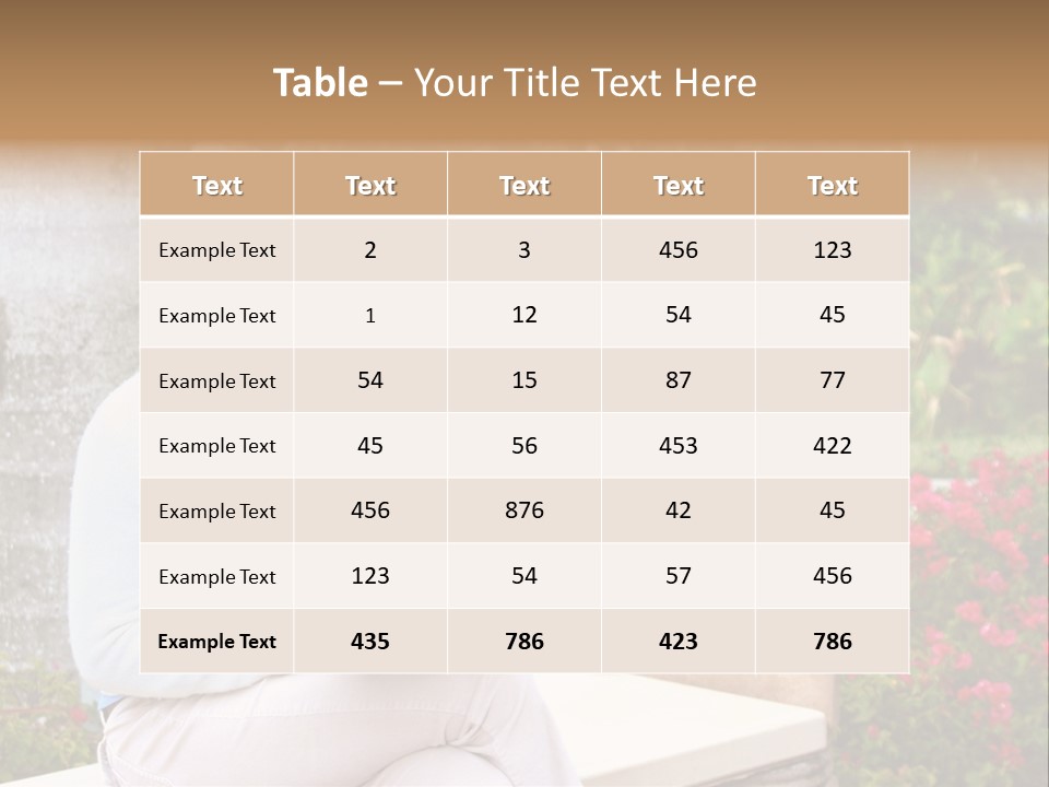 Bridge Pillar With Natural Blue Sky PowerPoint Template