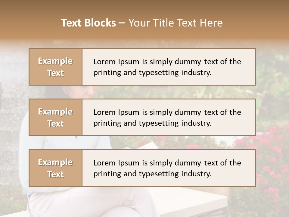 Bridge Pillar With Natural Blue Sky PowerPoint Template