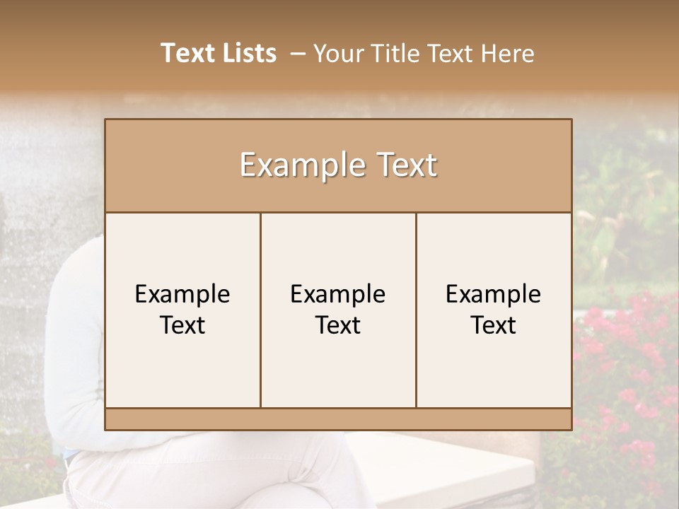 Bridge Pillar With Natural Blue Sky PowerPoint Template
