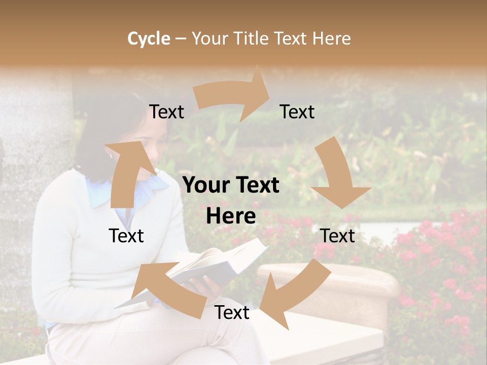 Bridge Pillar With Natural Blue Sky PowerPoint Template