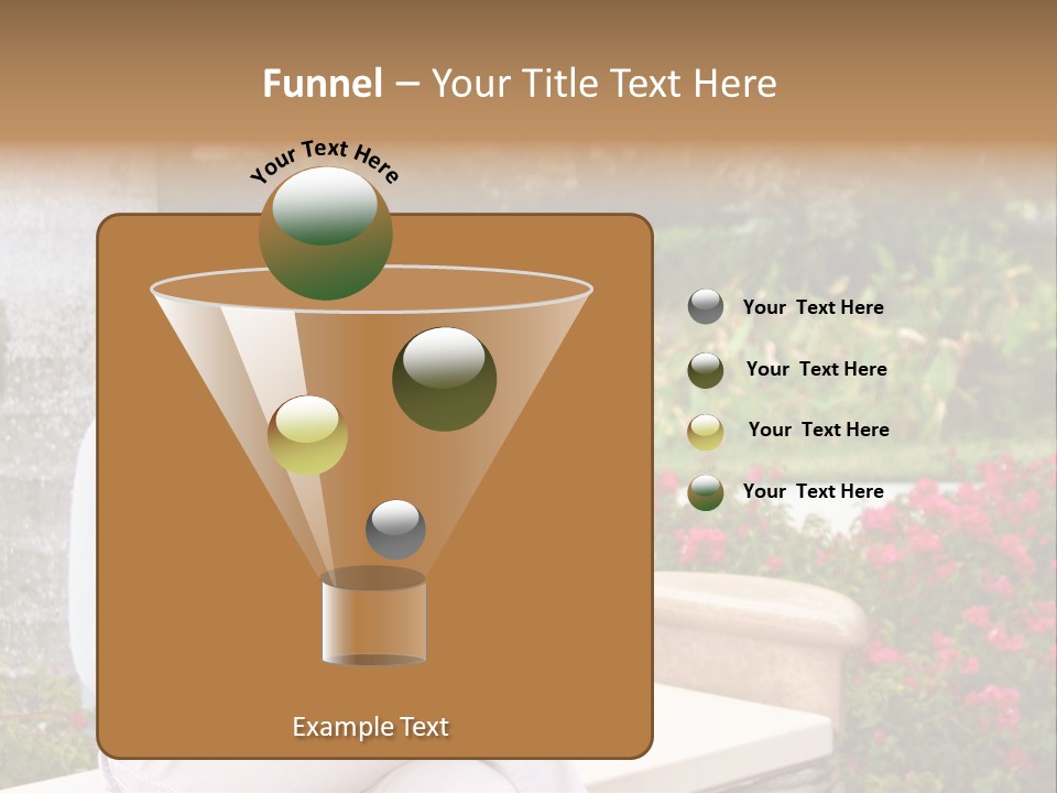 Bridge Pillar With Natural Blue Sky PowerPoint Template