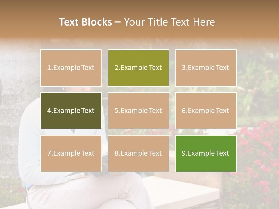 Bridge Pillar With Natural Blue Sky PowerPoint Template