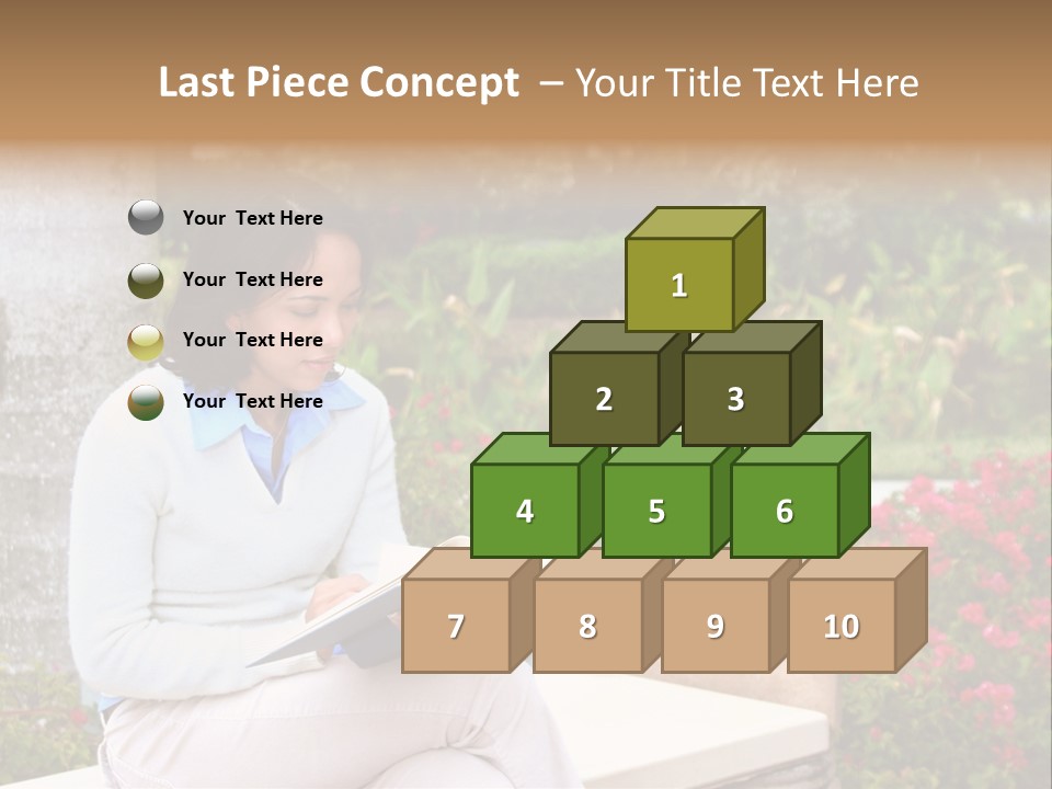 Bridge Pillar With Natural Blue Sky PowerPoint Template