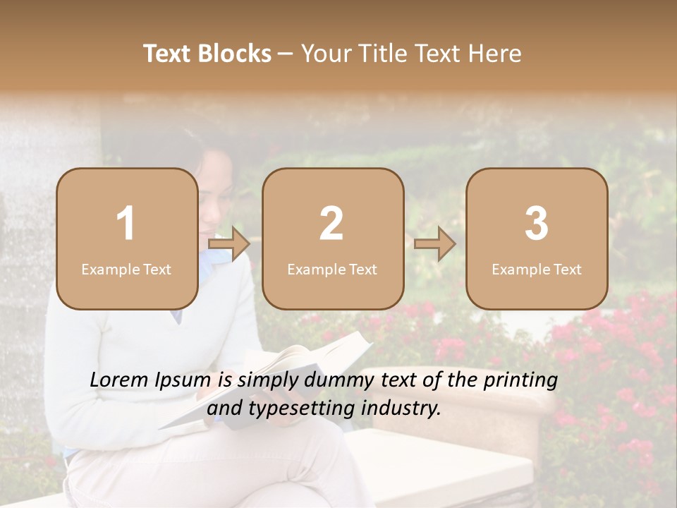 Bridge Pillar With Natural Blue Sky PowerPoint Template