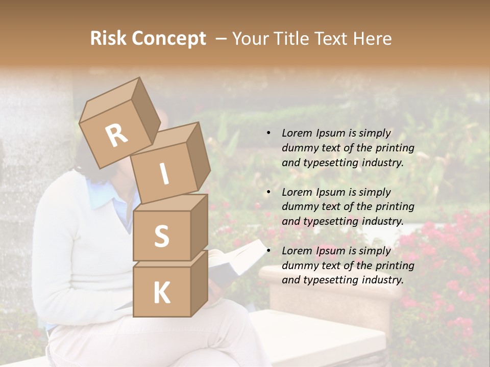 Bridge Pillar With Natural Blue Sky PowerPoint Template