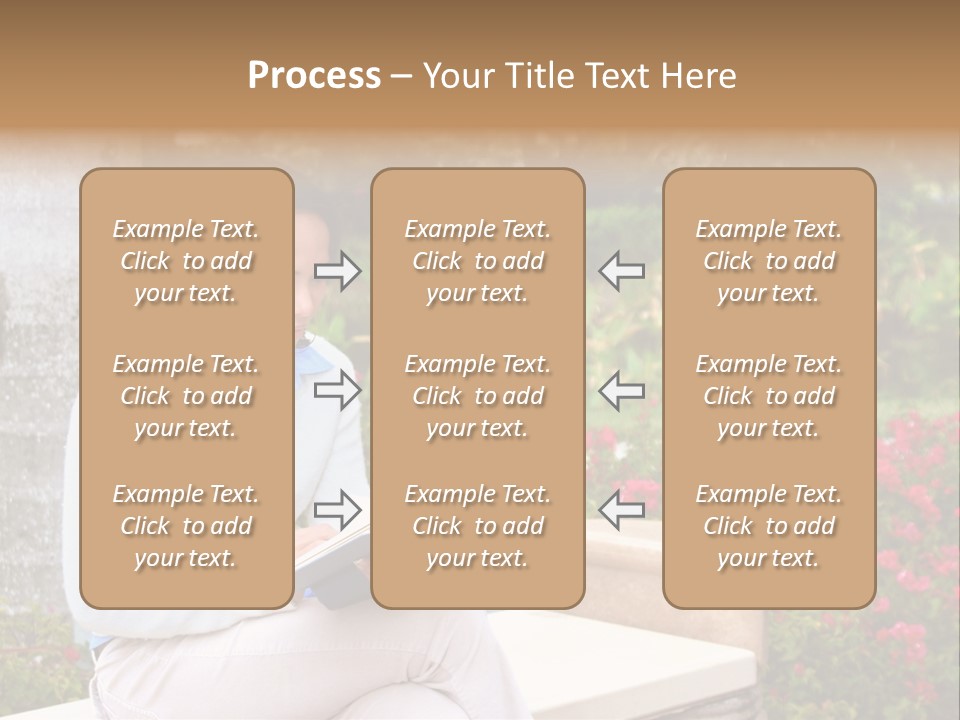 Bridge Pillar With Natural Blue Sky PowerPoint Template