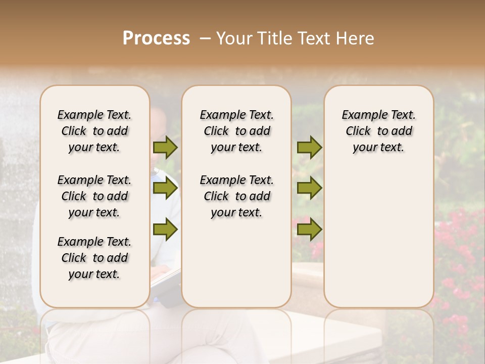 Bridge Pillar With Natural Blue Sky PowerPoint Template