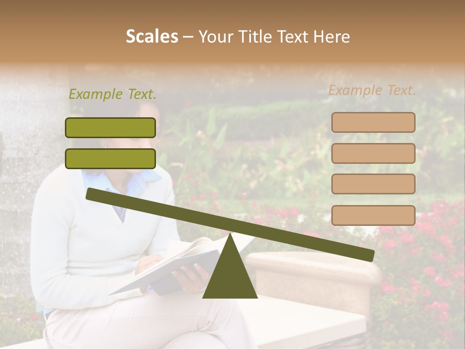 Bridge Pillar With Natural Blue Sky PowerPoint Template