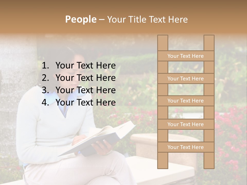 Bridge Pillar With Natural Blue Sky PowerPoint Template