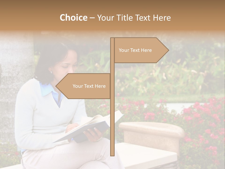 Bridge Pillar With Natural Blue Sky PowerPoint Template