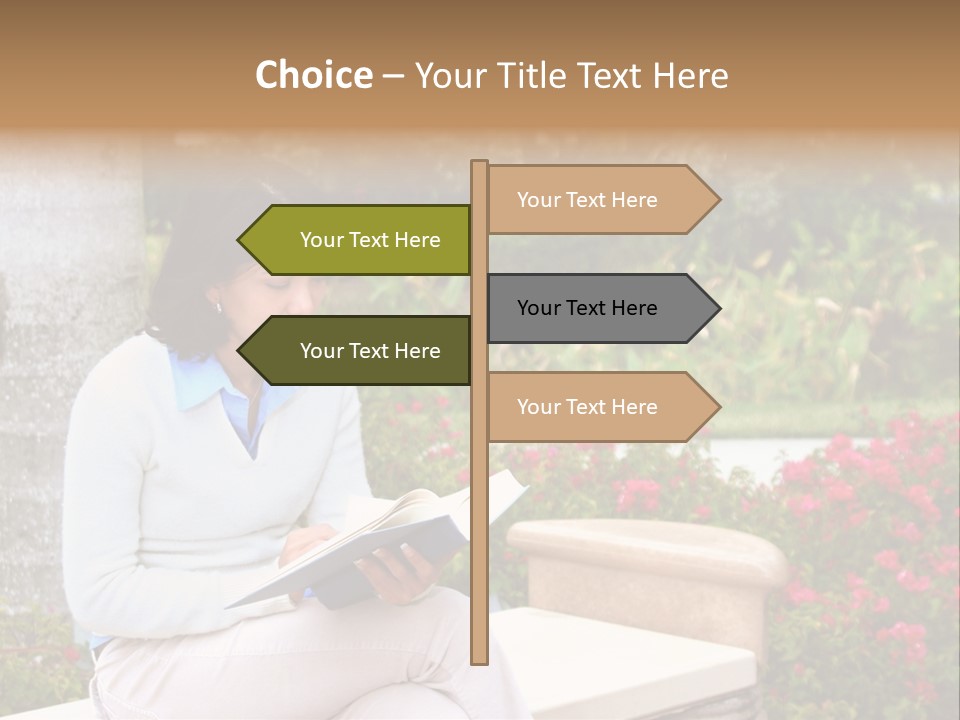 Bridge Pillar With Natural Blue Sky PowerPoint Template