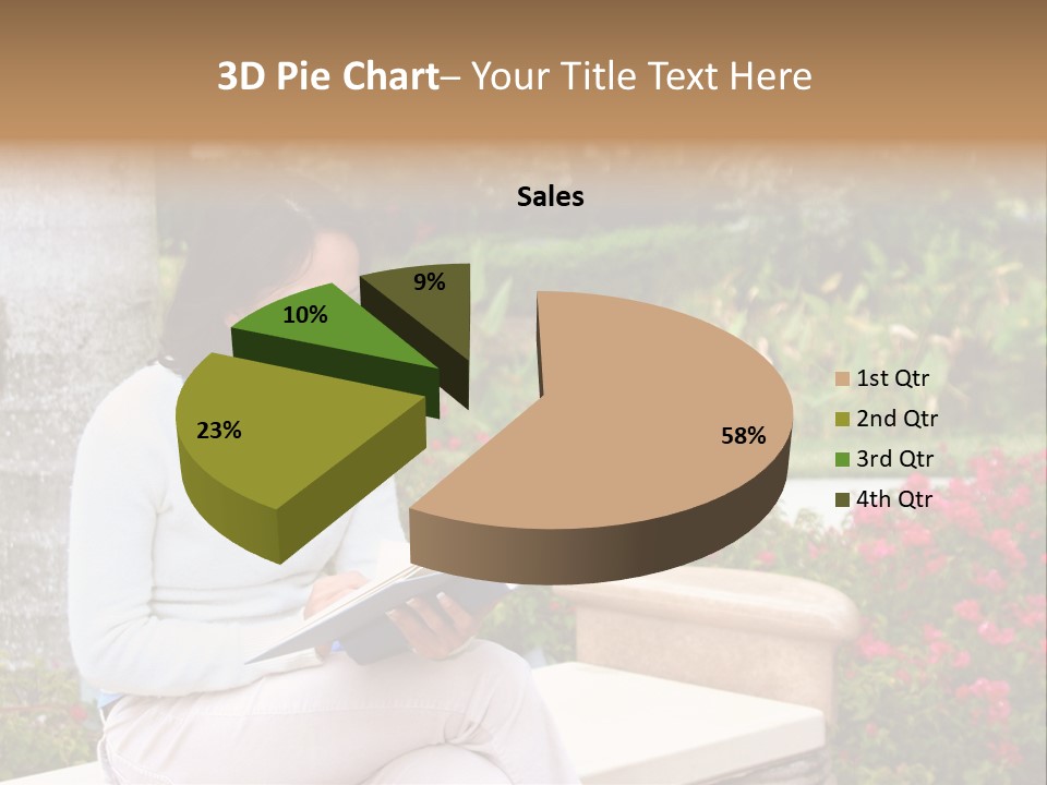 Bridge Pillar With Natural Blue Sky PowerPoint Template