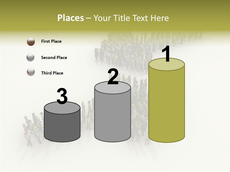 Arrow Of People PowerPoint Template