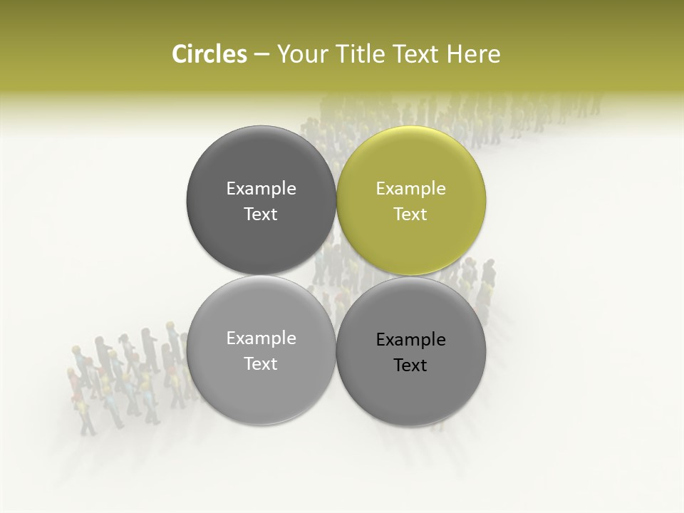 Arrow Of People PowerPoint Template