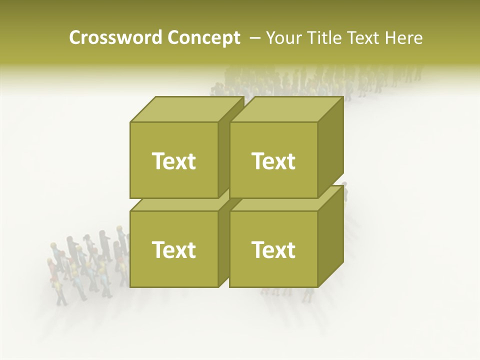 Arrow Of People PowerPoint Template