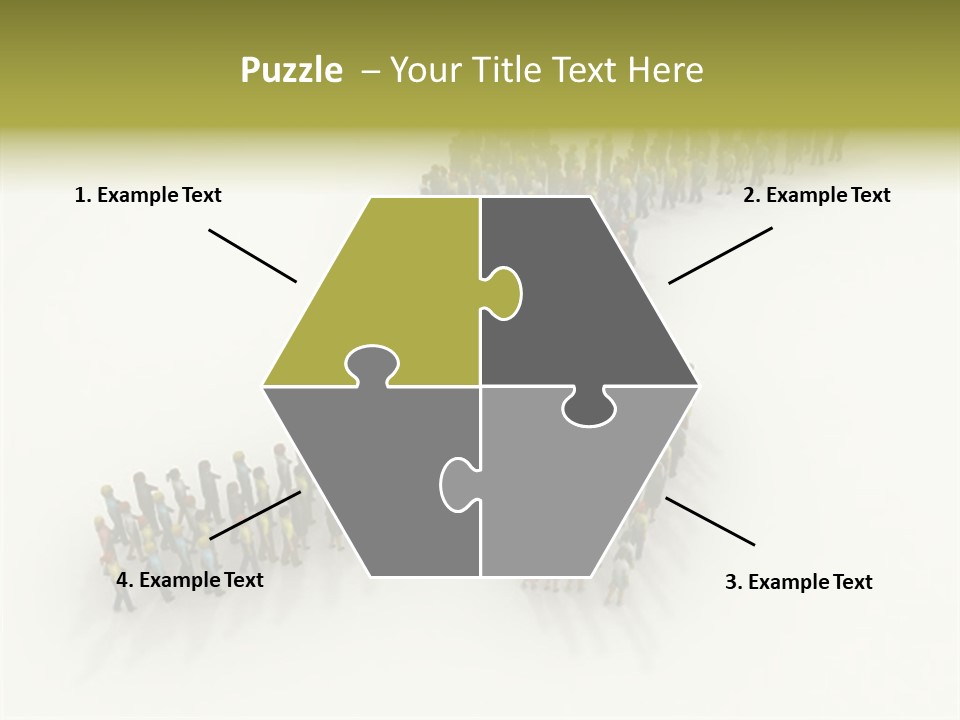Arrow Of People PowerPoint Template