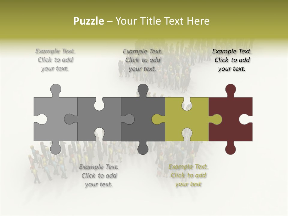 Arrow Of People PowerPoint Template