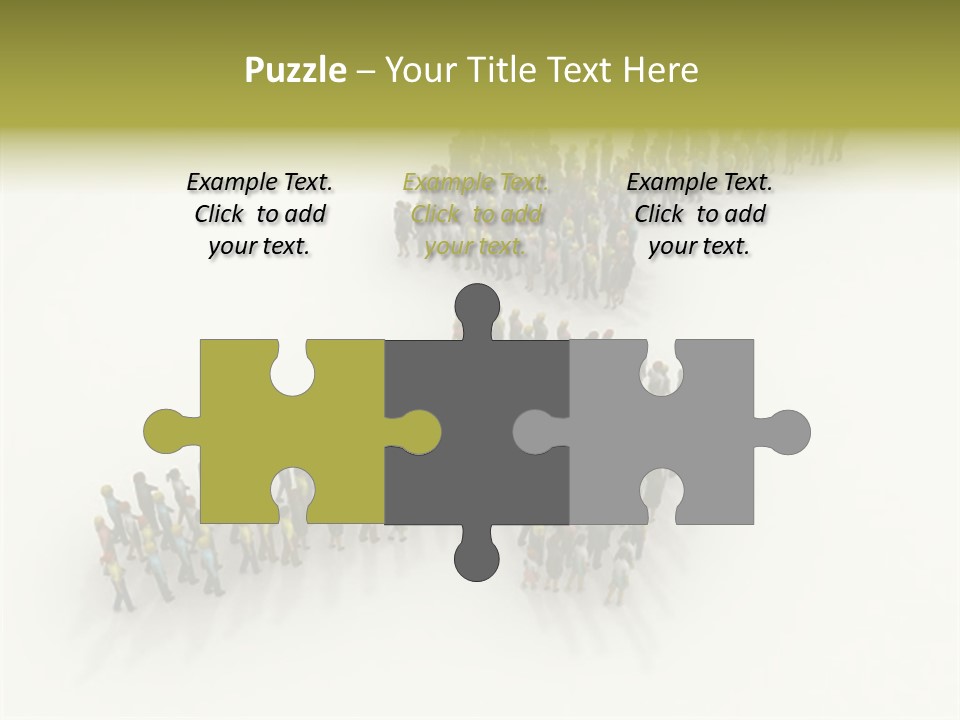 Arrow Of People PowerPoint Template