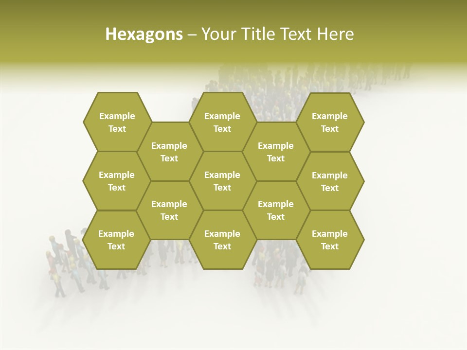 Arrow Of People PowerPoint Template