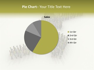 Arrow Of People PowerPoint Template