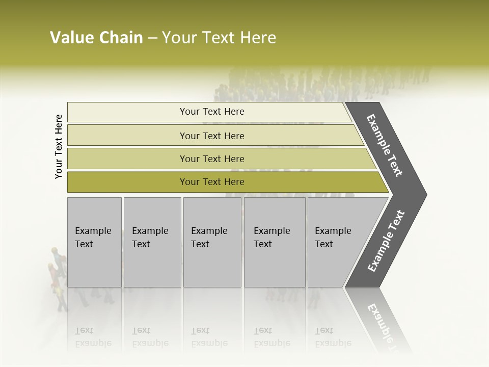 Arrow Of People PowerPoint Template