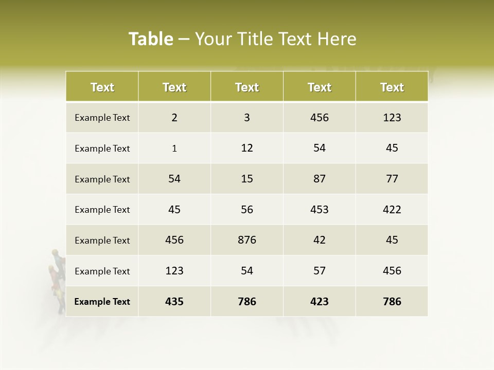 Arrow Of People PowerPoint Template