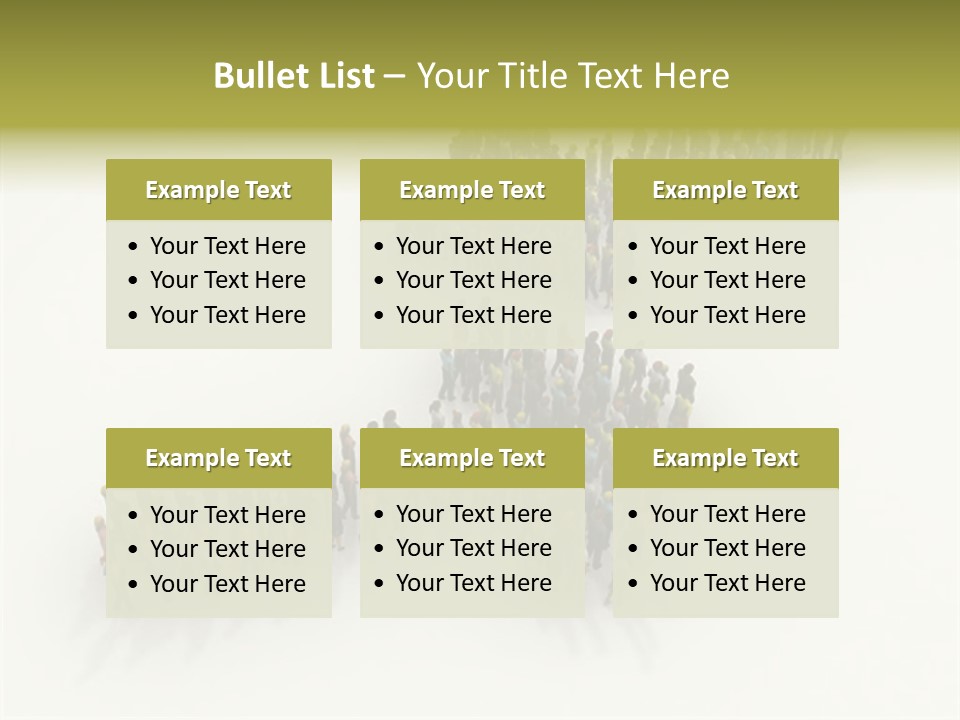 Arrow Of People PowerPoint Template