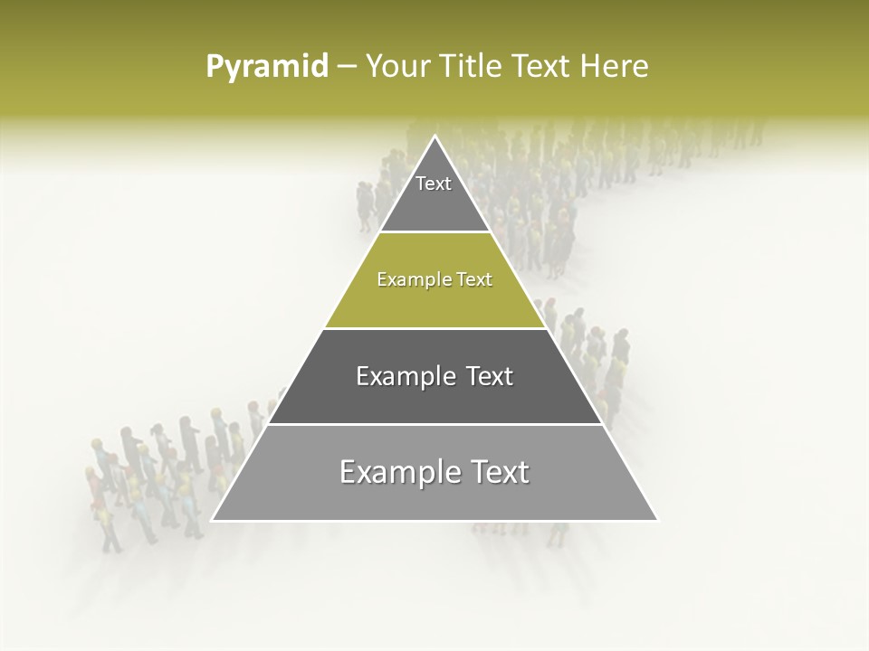 Arrow Of People PowerPoint Template