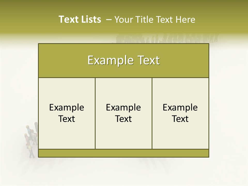 Arrow Of People PowerPoint Template