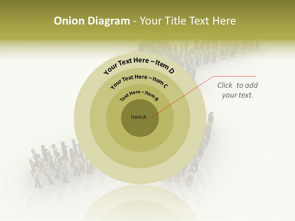 Arrow Of People PowerPoint Template