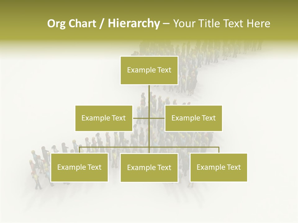 Arrow Of People PowerPoint Template