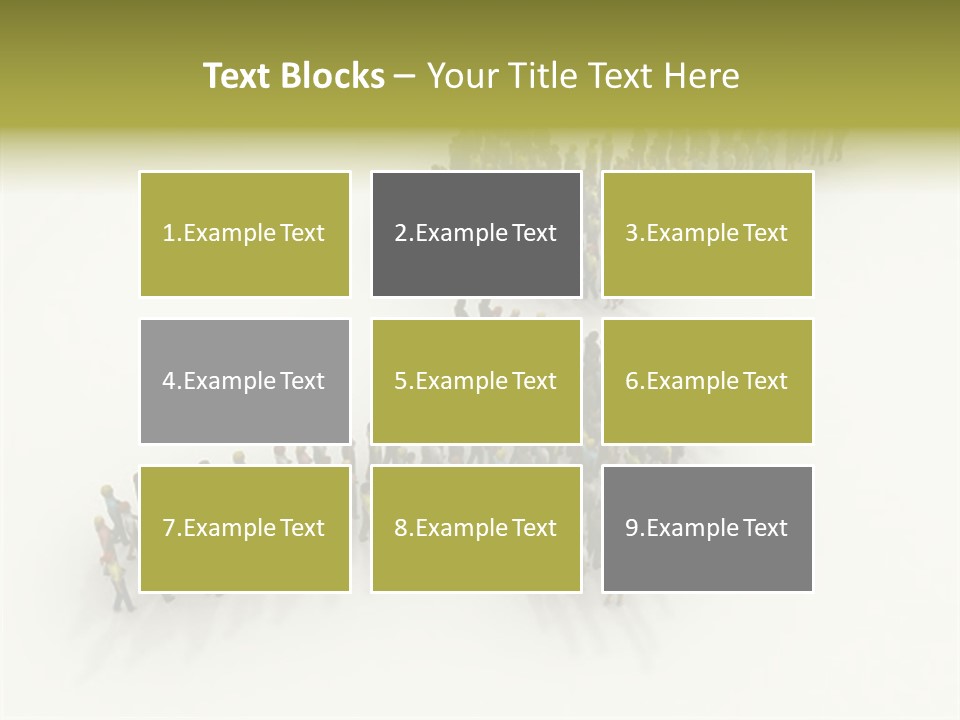 Arrow Of People PowerPoint Template