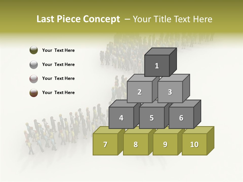 Arrow Of People PowerPoint Template