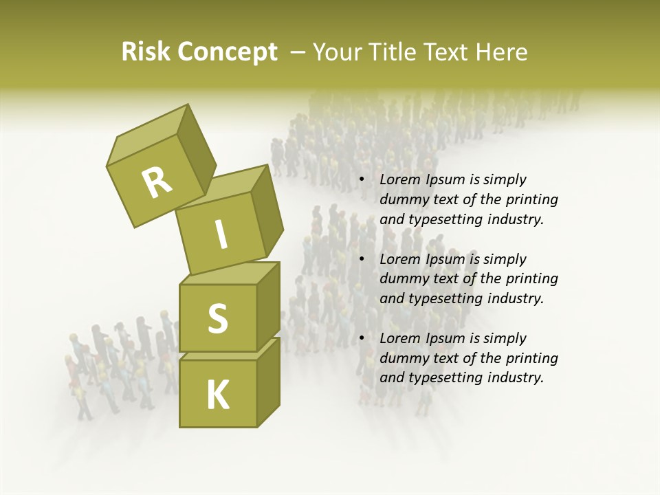 Arrow Of People PowerPoint Template