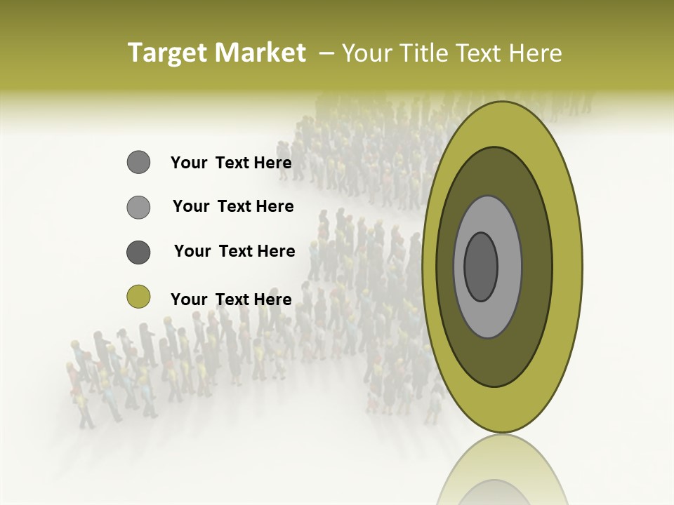 Arrow Of People PowerPoint Template