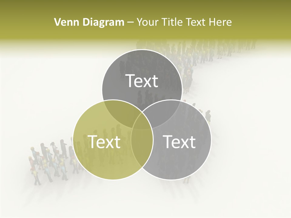 Arrow Of People PowerPoint Template